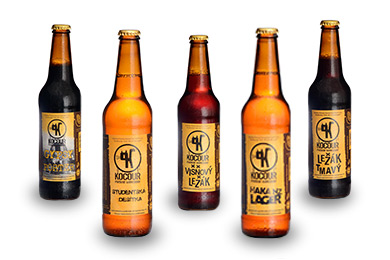 Bottom-fermented beers Kocour