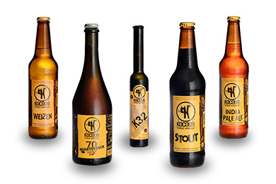 Top-fermented beers Kocour