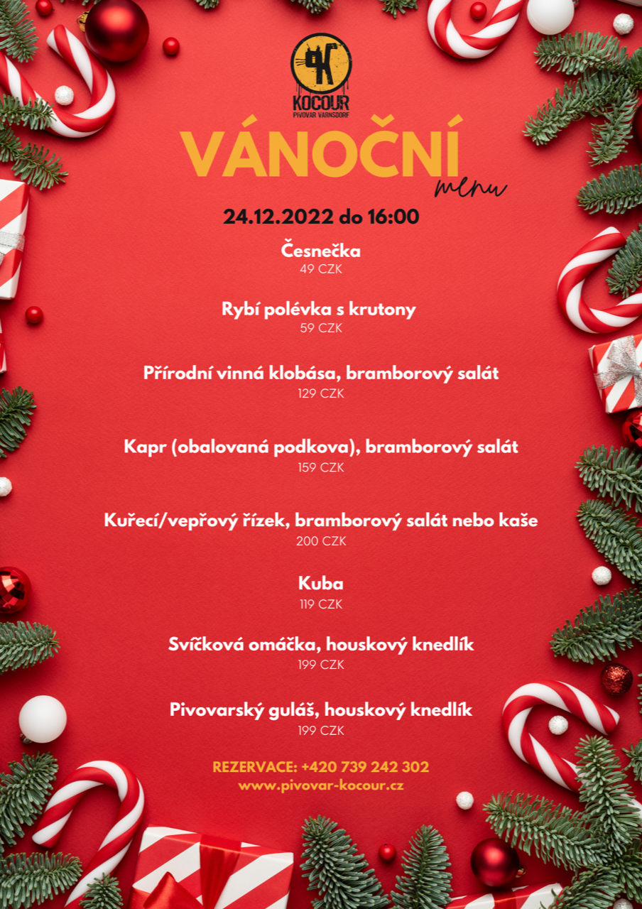 Vánoční menu 