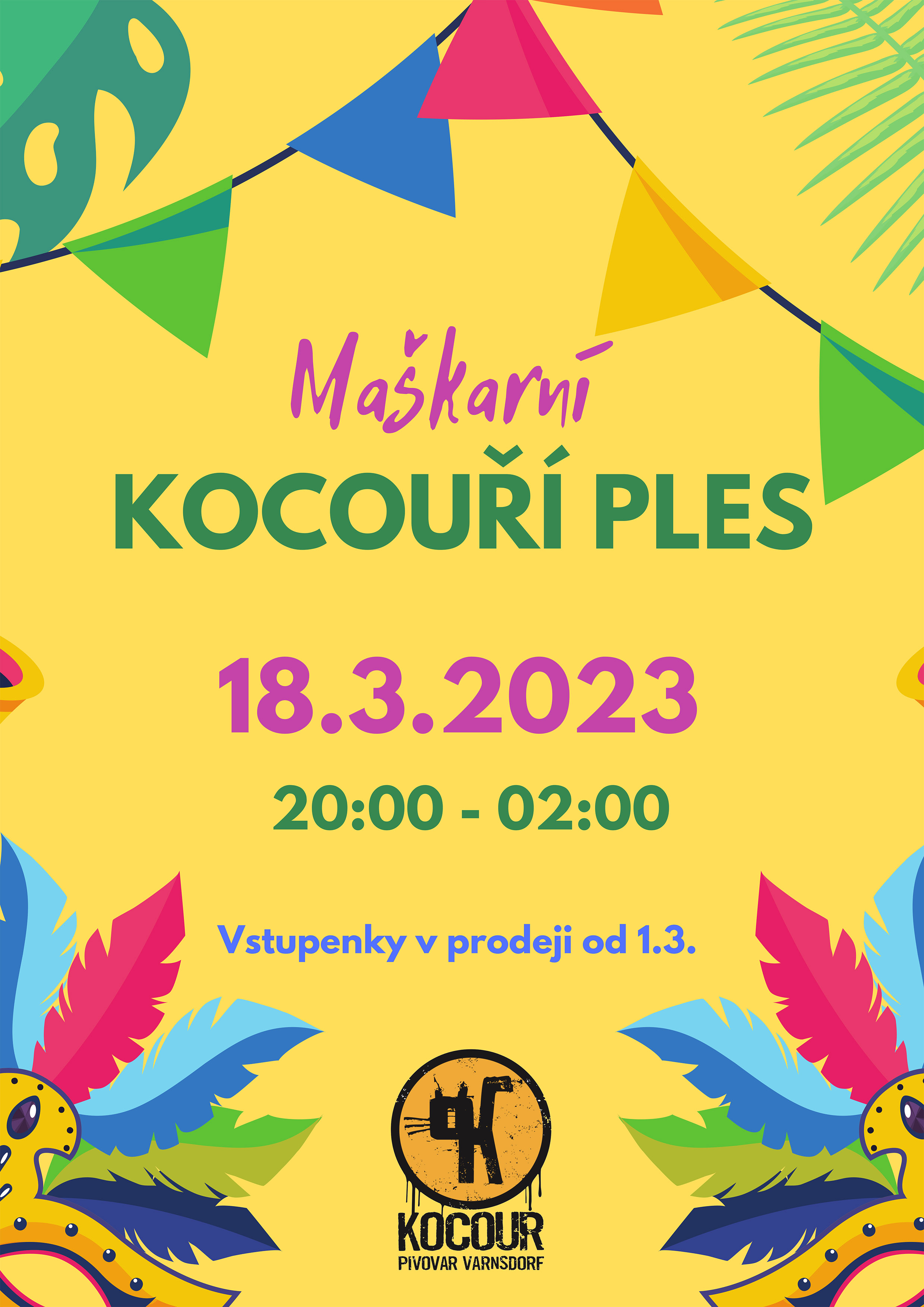 o plakat kocouri ples | WebJET CMS Kocouří ples 2023