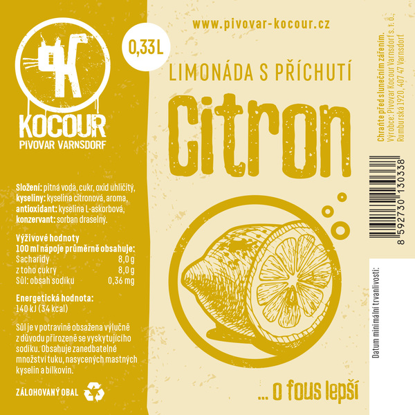 Citronová limonáda | WebJET CMS