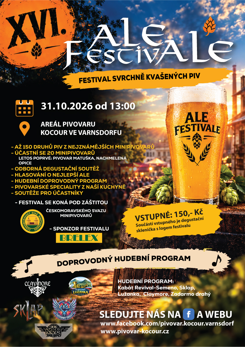 Ale Festivale v pivovaru Kocour