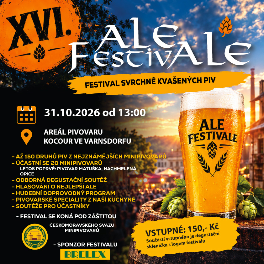 Ale Festivale v Pivovaru Kocour