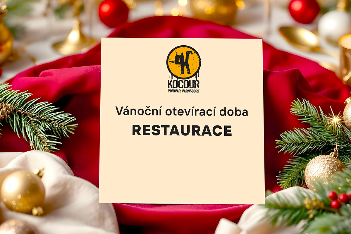 Vánoční otevírací doba restaurace
